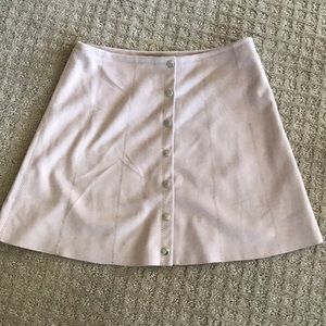 Pink button down skirt